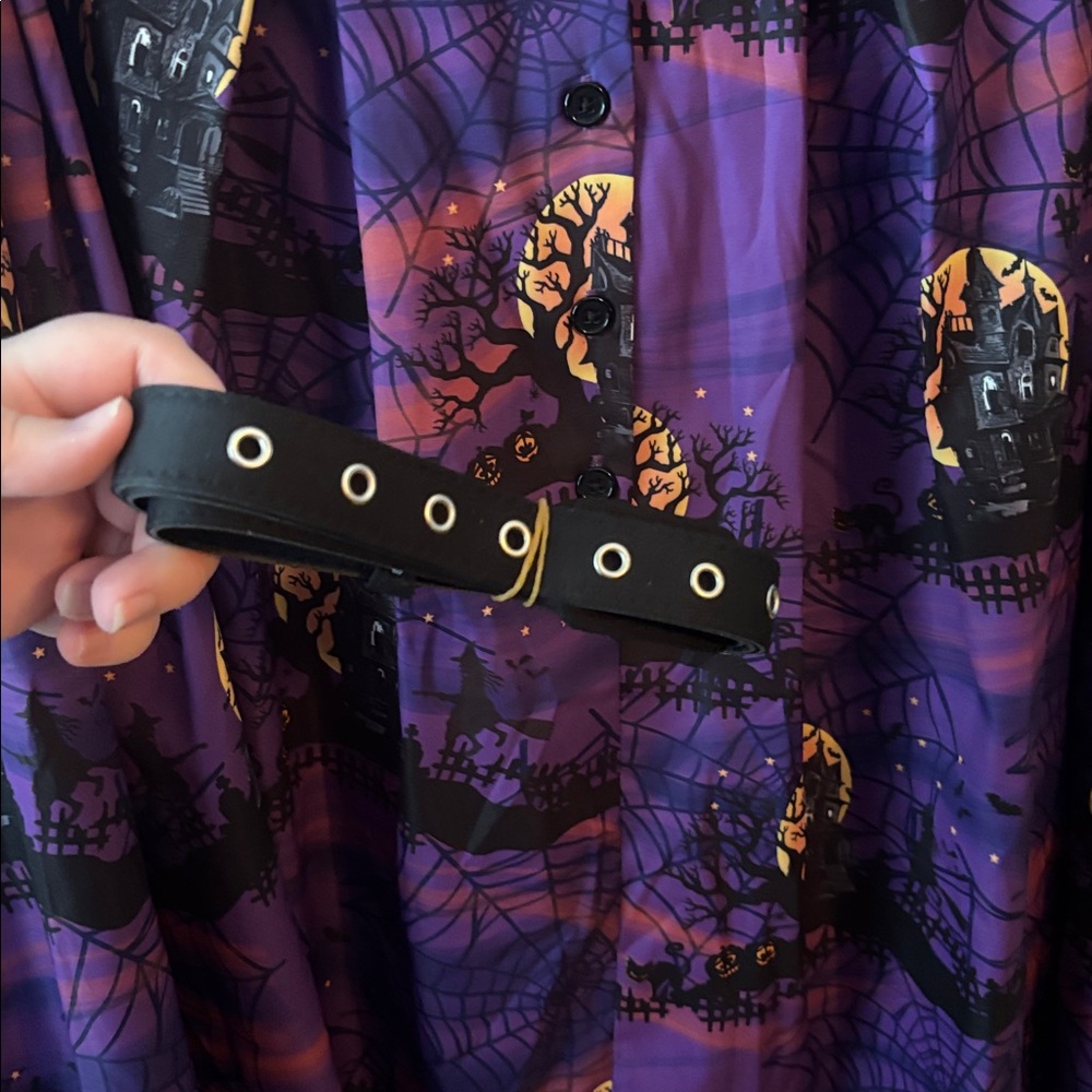 Unique Vintage Haunted House swing Dress - Picture 4 of 9